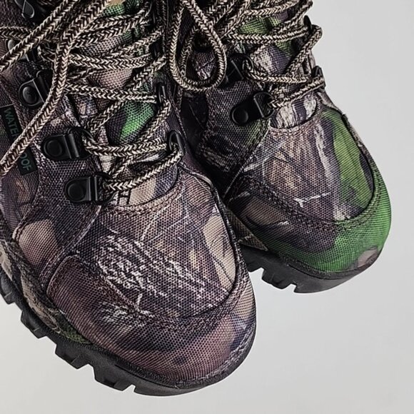 SHE Women's Outdoor Kosoha Hunting Ankle Lace Up Boots Camo Black Green Size 6.5 - Picture 6 of 16